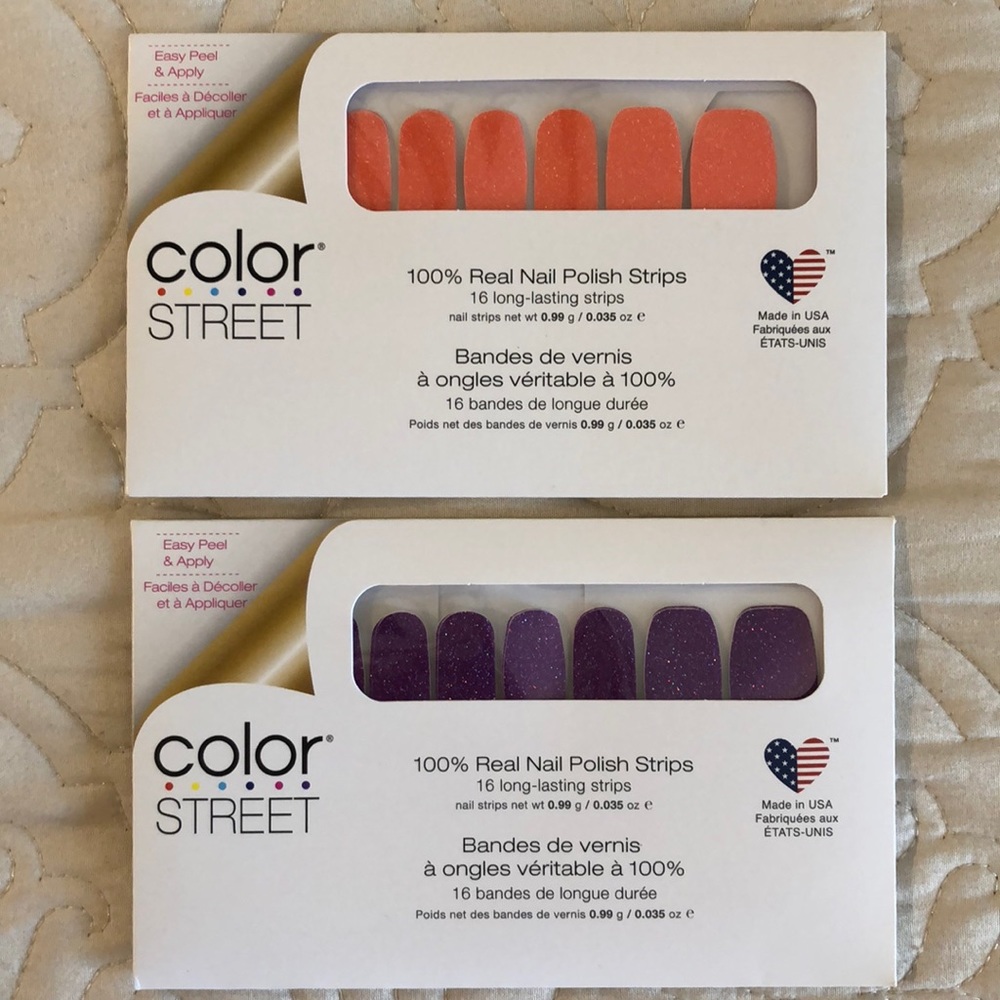 Color street nail polish strips